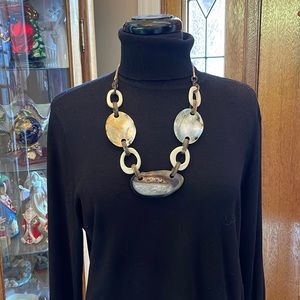 STATEMENT NECKLACE 🐚 SHELLS BEIGE/BROWN